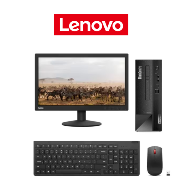 DESKTOP LENOVO NEO 50S I3-13100 8GB SSD 256GB W11P + MONITOR 19.5″ LENOVO E-20-1B