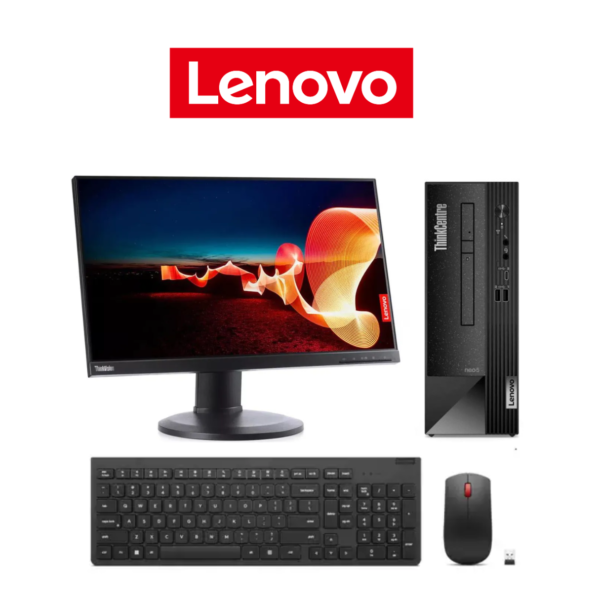 DESKTOP LENOVO NEO 50S GEN 4 I3-13100 8GB 256 GB W11 PRO  + MONITOR LENOVO S22E-18