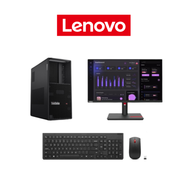 WORKSTATION LENOVO P3TW I7-14700 VPRO® 64GB 1TB W11 PRO + MONITOR LENOVO T27p-30