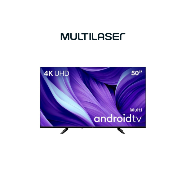 TELEVISÃO 50″ MULTILASER SMART UHD ANDROID 4K