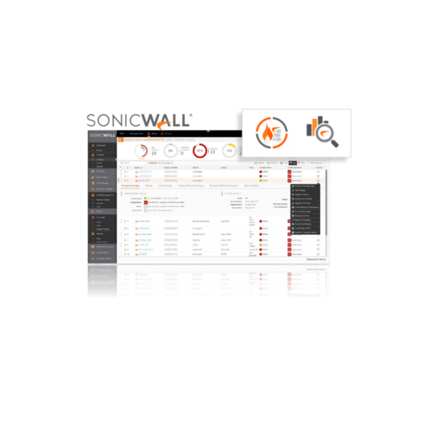 LICENÇA DE PLATAFORMA DE GERENCIAMENTO CENTRALIZADO SONICWALL NETWORK SECURITY MANAGEN ADVANCED PARA TZ 470