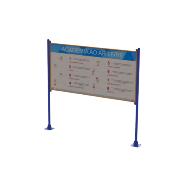 PLACA ORIENTATIVA 2X1 2''X1''