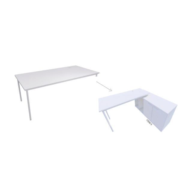 MESA RETANGULAR COMPONÍVEL