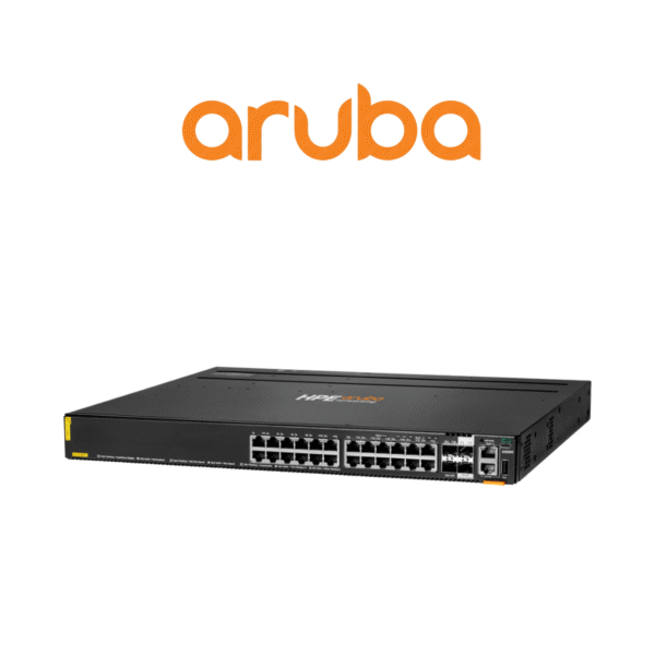SWITCH ACESSO SMART RATE – 24P e 4SFP+ COM POE HPE ARUBA NETWORKING CX 6200M
