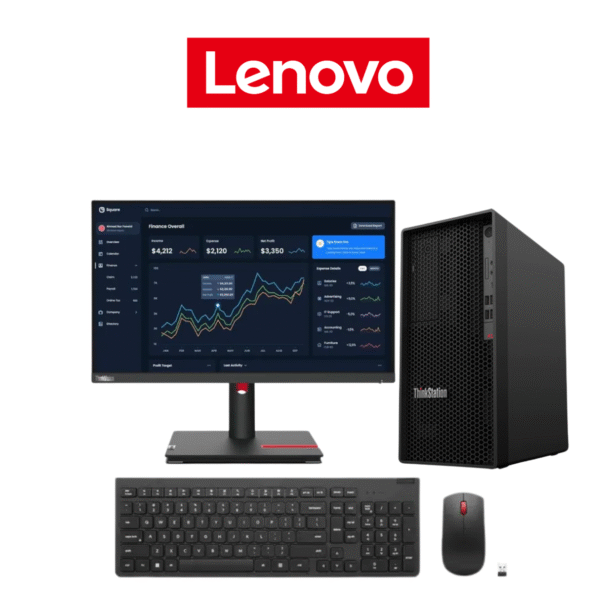 WORKSTATION LENOVO P3 TWR I7-13700 64GB 1TB W11P T400 + MONITOR LENOVO T22I-30