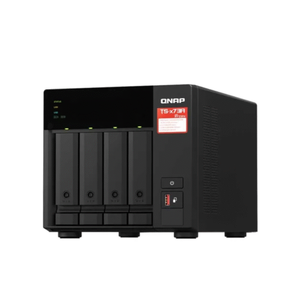 STORANGE NAS QNAP TS-473A-8G-US + ACESSÓRIOS  (2) HDS SEAGATE ST16000NT001)
