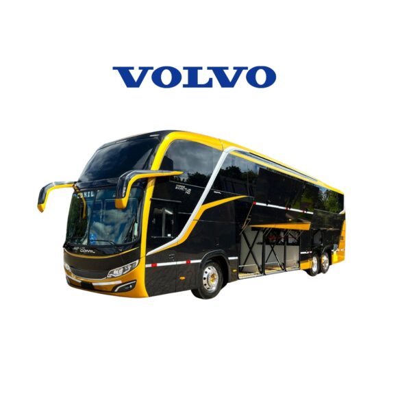 ONIBUS VOLVO B460R 6X2 EURO 6 CAMPIONE INVICTUS HD COMIL