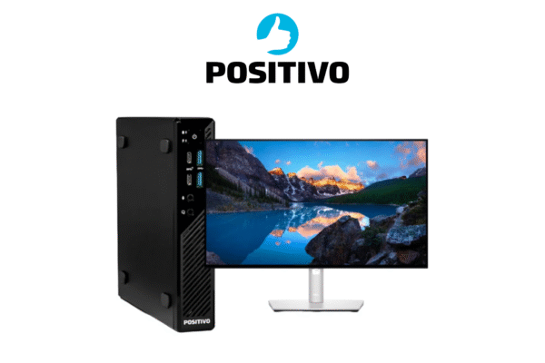 DESKTOP POSITIVO MASTER C6400 MINI PRO I7-12700T 8GB 512GB W11 PRO + MONITOR DELL ULTRASHARP