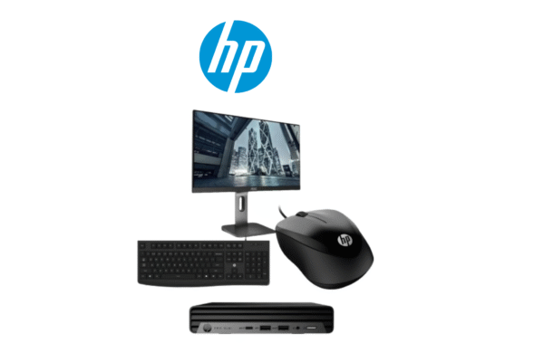 DESKTOP HP PRO MINI 400 G9 I7-12700T 8GB 512GB W11 PRO + MONITOR: AOC 24P1U