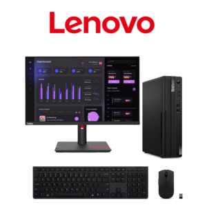 DESKTOP LENOVO M75S GEN 5 AMD RYZEN 3 8300G 8GB 256GB + MONITOR LENOVO T24I-30