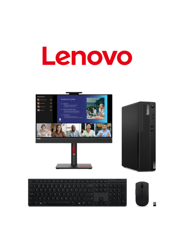 DESKTOP LENOVO M75S GEN 5 AMD RYZEN 3 8300G 8GB 256GB W11 PRO + MONITOR LENOVO T24V-30
