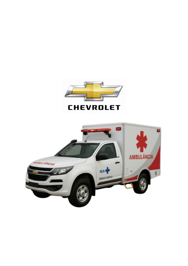 CHEVROLET/ S10 WT CHASSISCABINE 2.8L TURBO4X4 DIESEL MANUAL 2026 + TRANSFORMAÇÃOAMBULÂNCIA