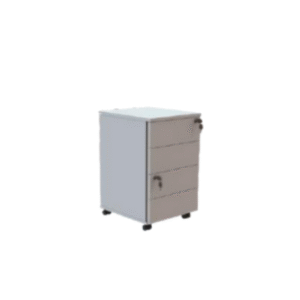 GAVETEIRO VOLANTE 4 GAVETAS 394x446x647 MM (LxPxA)